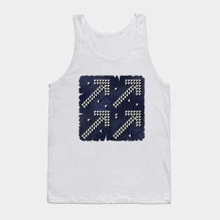 Black white arrows Tank Top